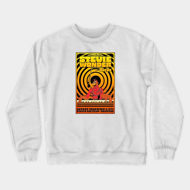 Stevie wonder Crewneck Sweatshirt by yudix art